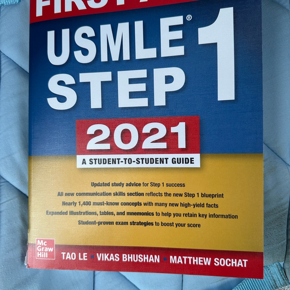 USMLE Step 1 2021 Guide - Red and Blue